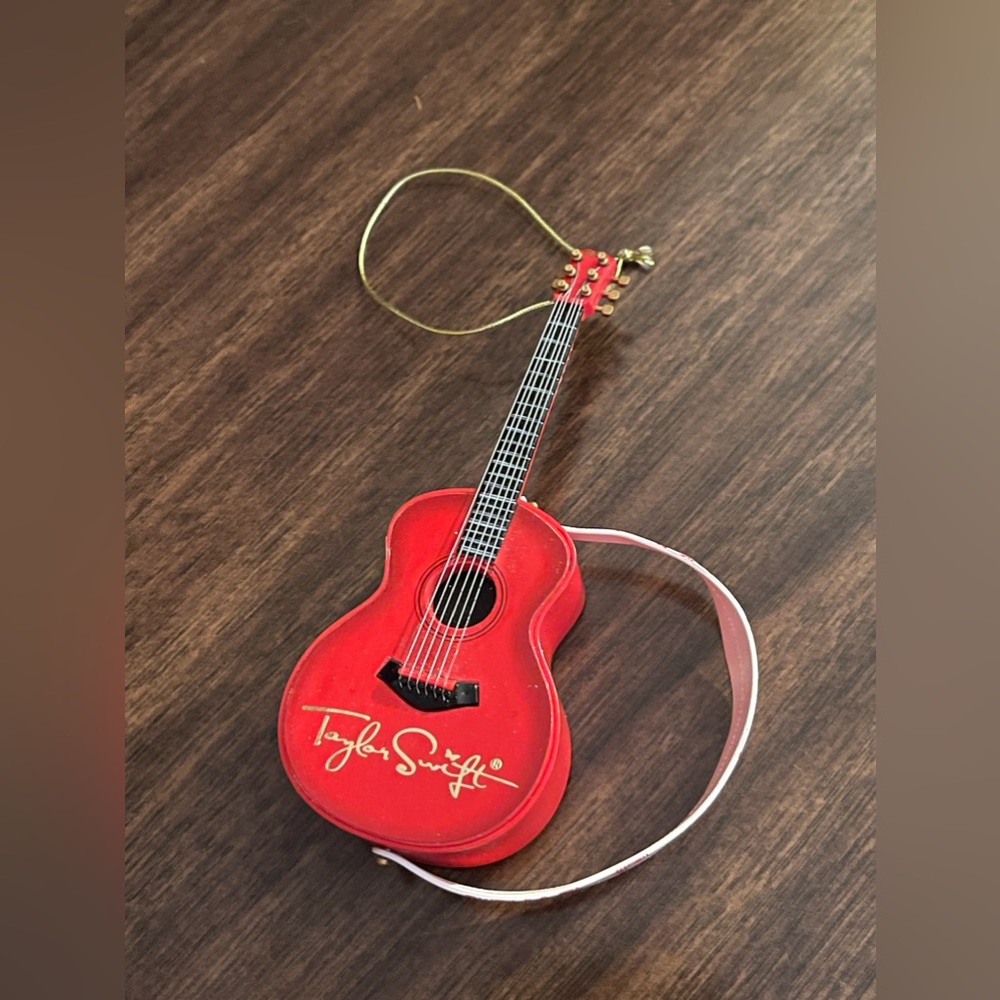 Taylor Swift Red Guitar Ornament